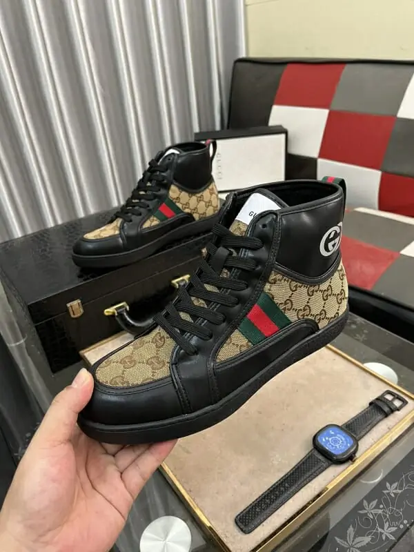 gucci high tops chaussures pour homme s_125640b